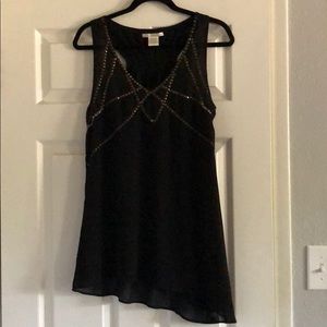 Black studded blouse